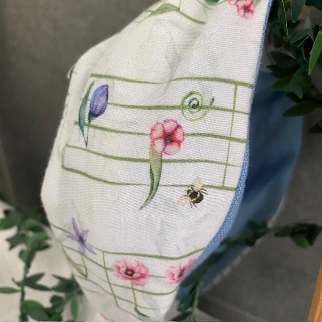 Cerchietto Note musicali in fiore - immagine 2