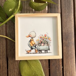 Sottosopra quadretto Paperotto fiori
